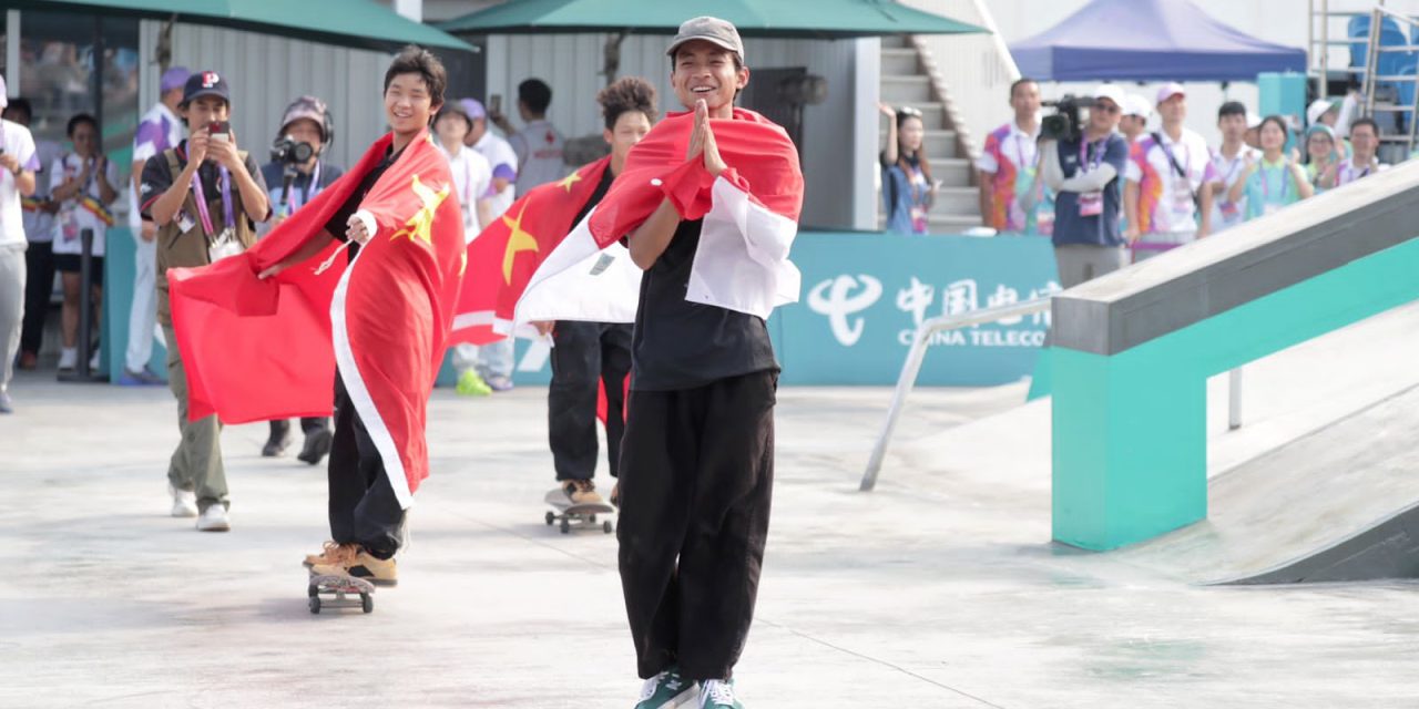 Sanggoe Darma Tanjung Sabet Trofi International Street Skate JKT