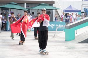 Sanggoe Darma Tanjung Sabet Trofi International Street Skate JKT