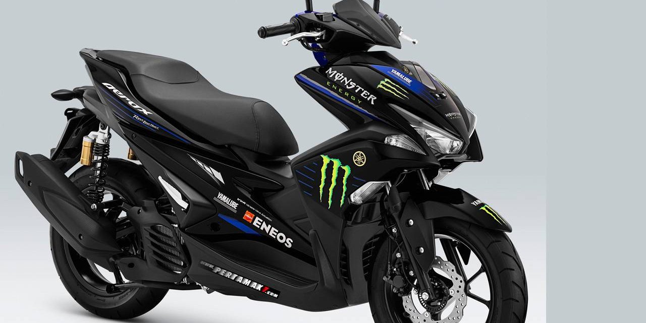 Yamaha Aerox Edisi Monster Energy Kembali Hadir Lebih Agresif