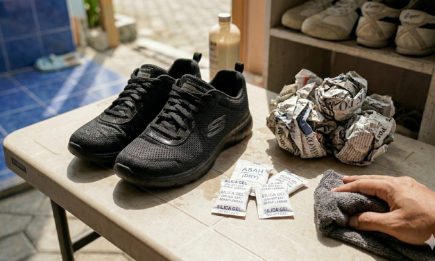 Cara Praktis Mengeringkan Sneaker Tanpa Jemur Panas