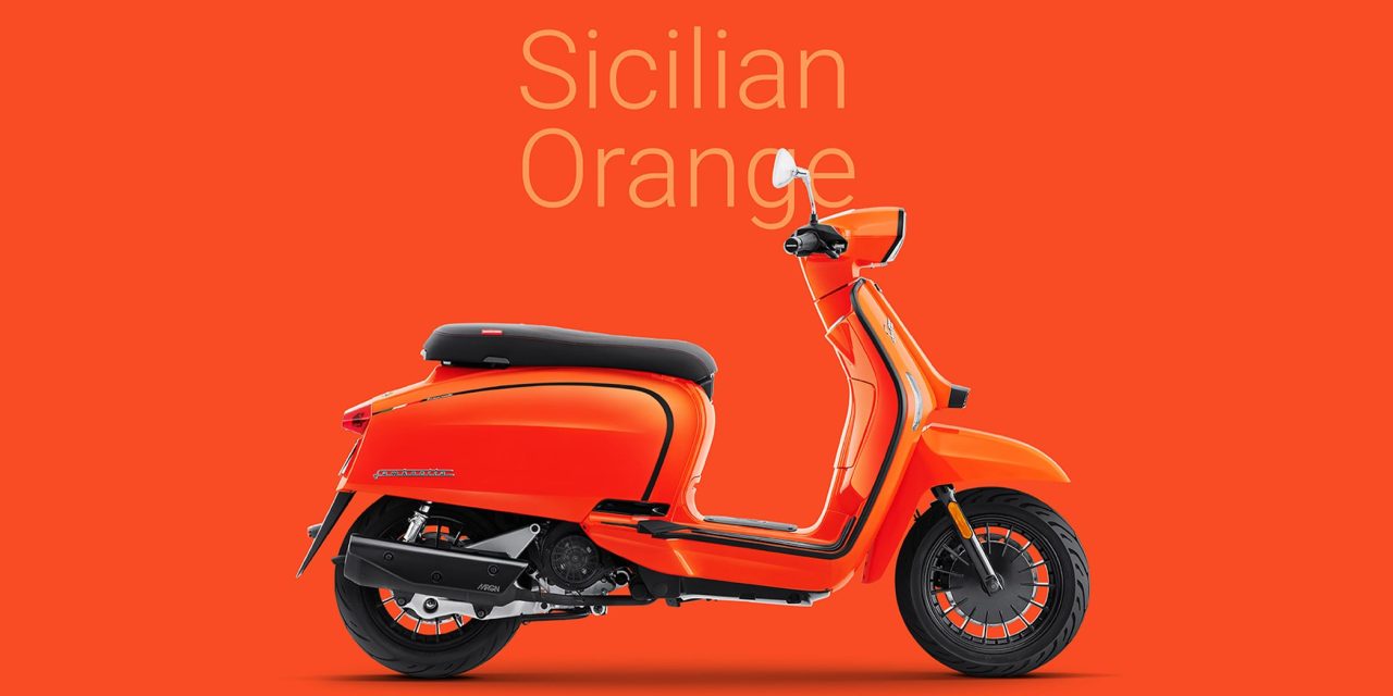 Lambretta V200 Special Rilis Warna Orange Super Matt